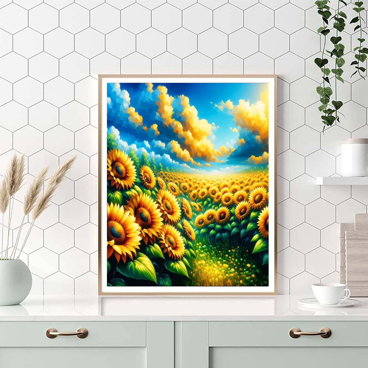 Delightful Summer Sunshine Numbered Painting Kits