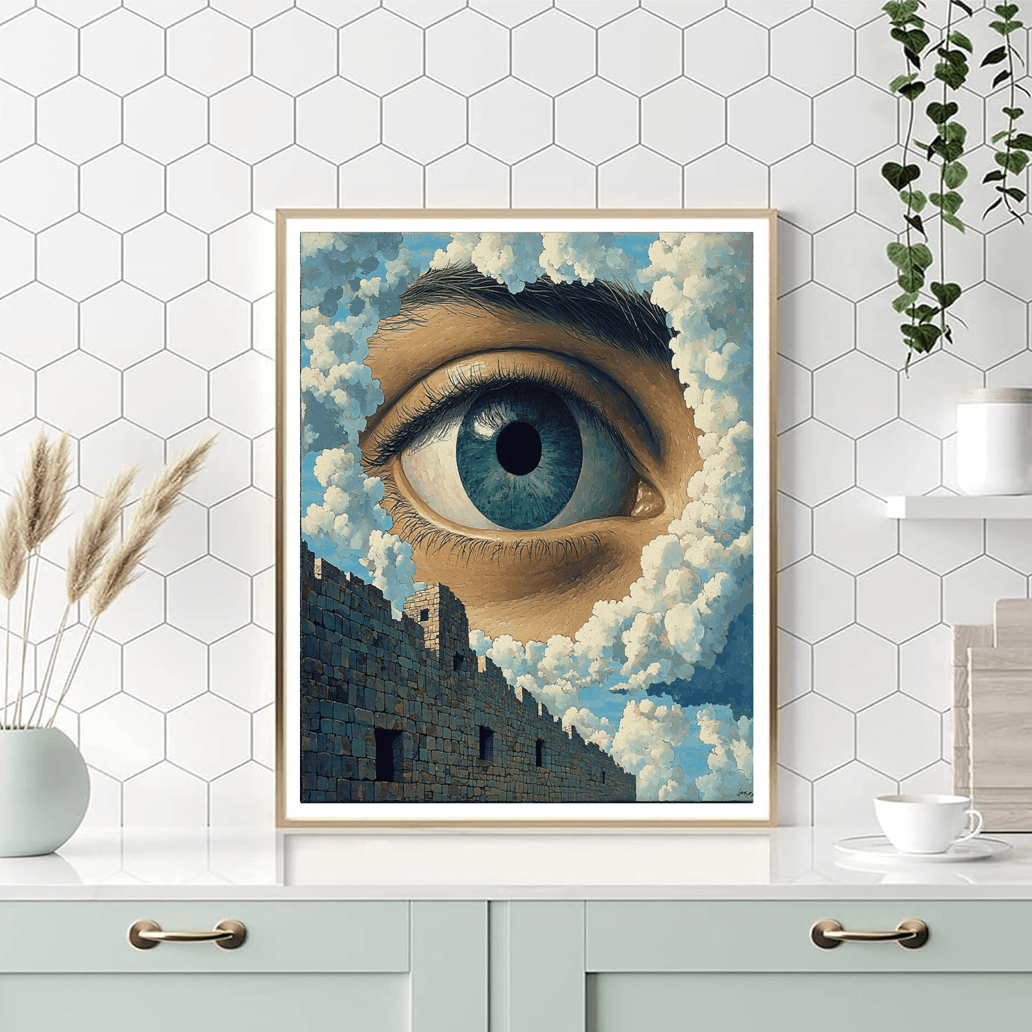 René Magritte Inspired Playful Paradox  Paint By Numbers Kits