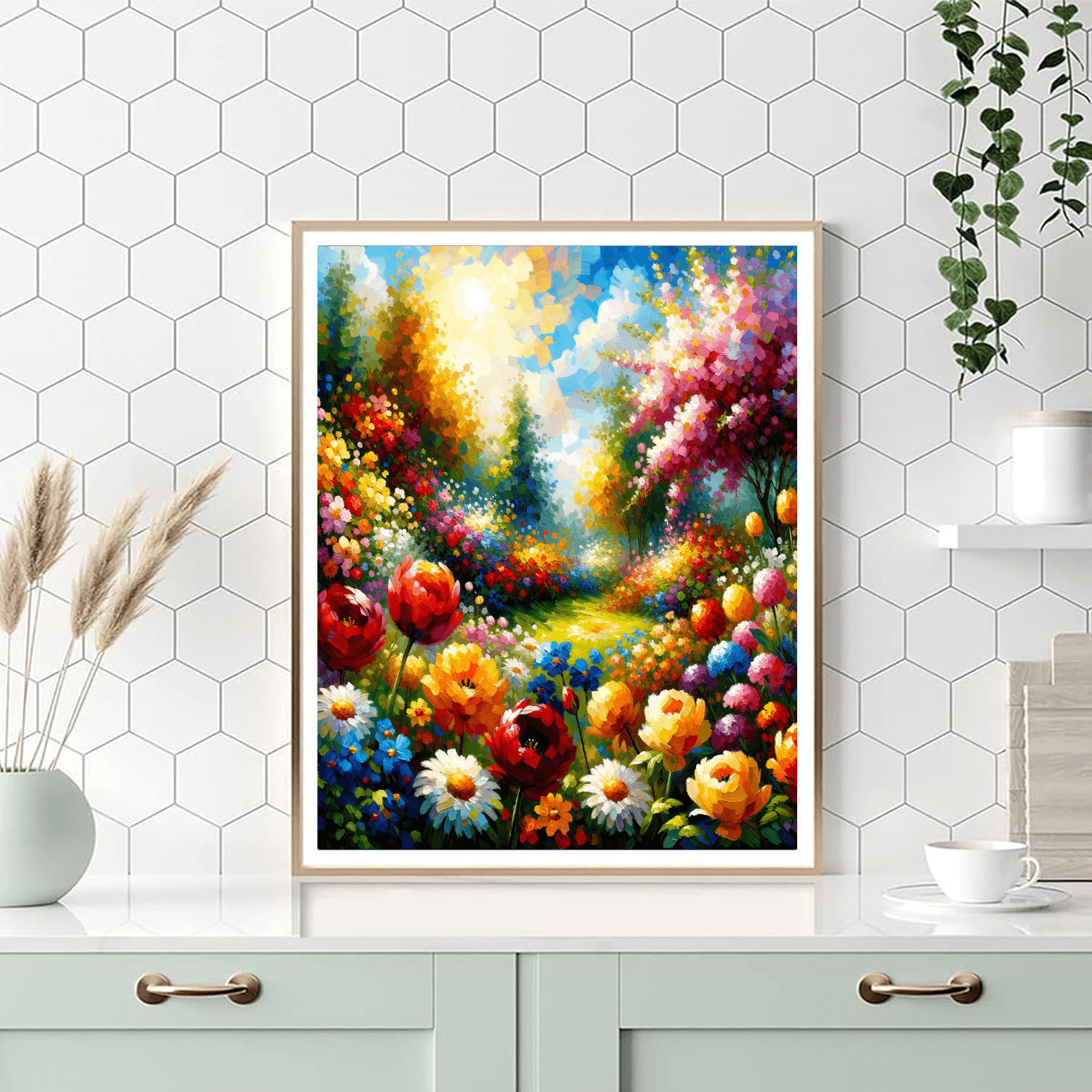 Spring Blossoms In Full Bloom Paint By Numbers Kits