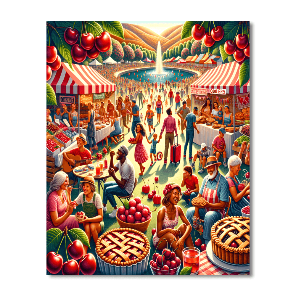 National Cherry Festival Numbered Painting Kits