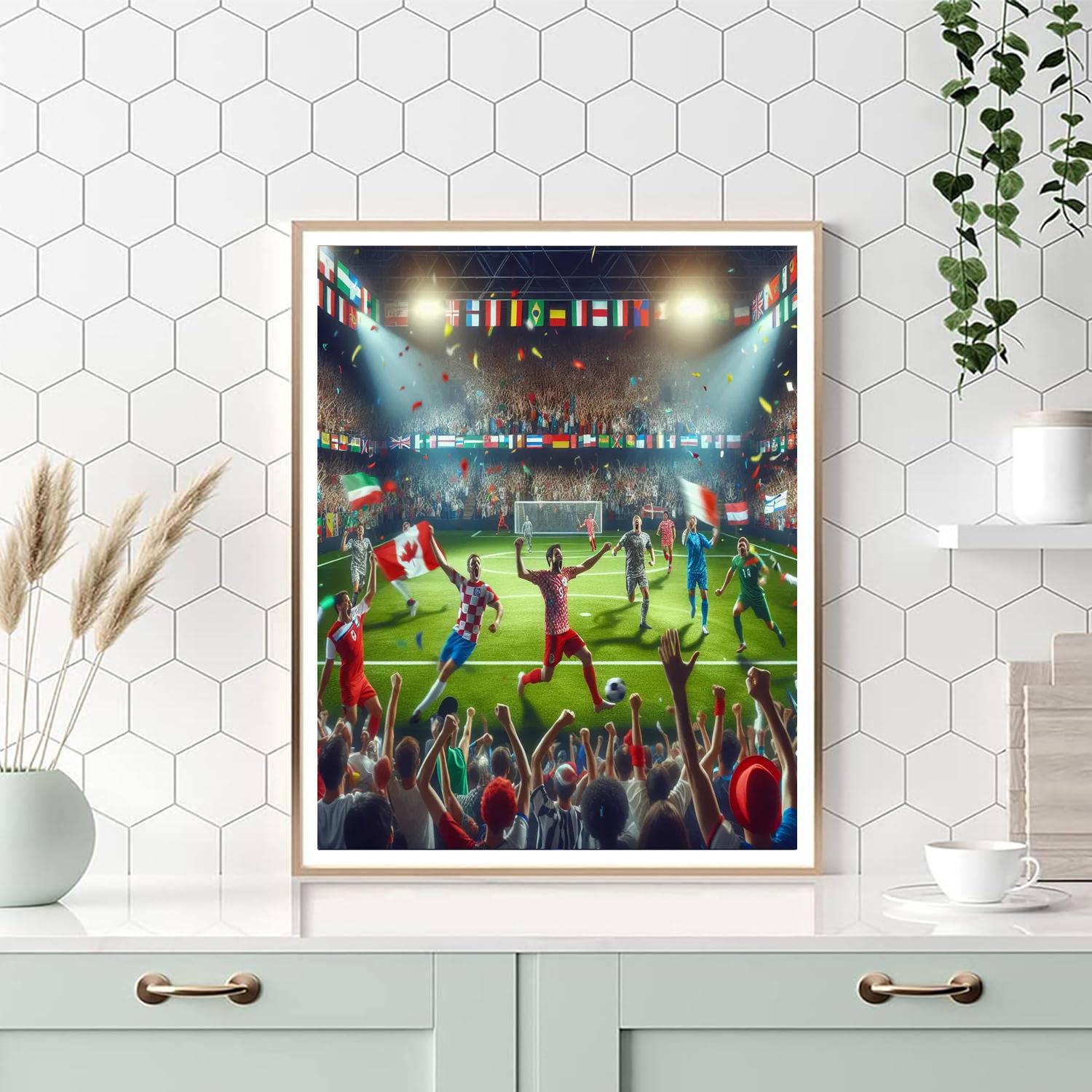 World Cup - Various Locations Paint By Numbers Kits