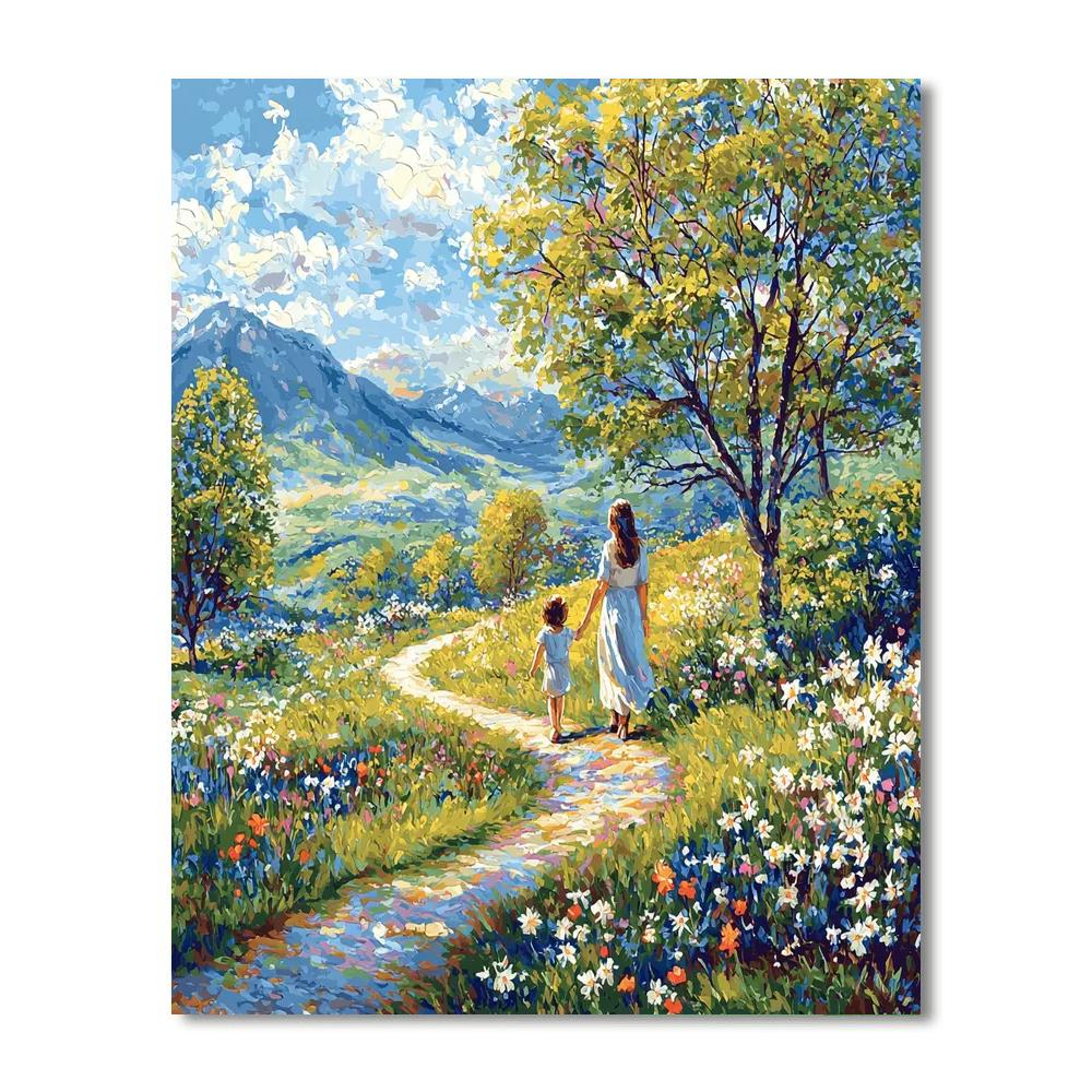 Holding Hands Forever Paint By Numbers