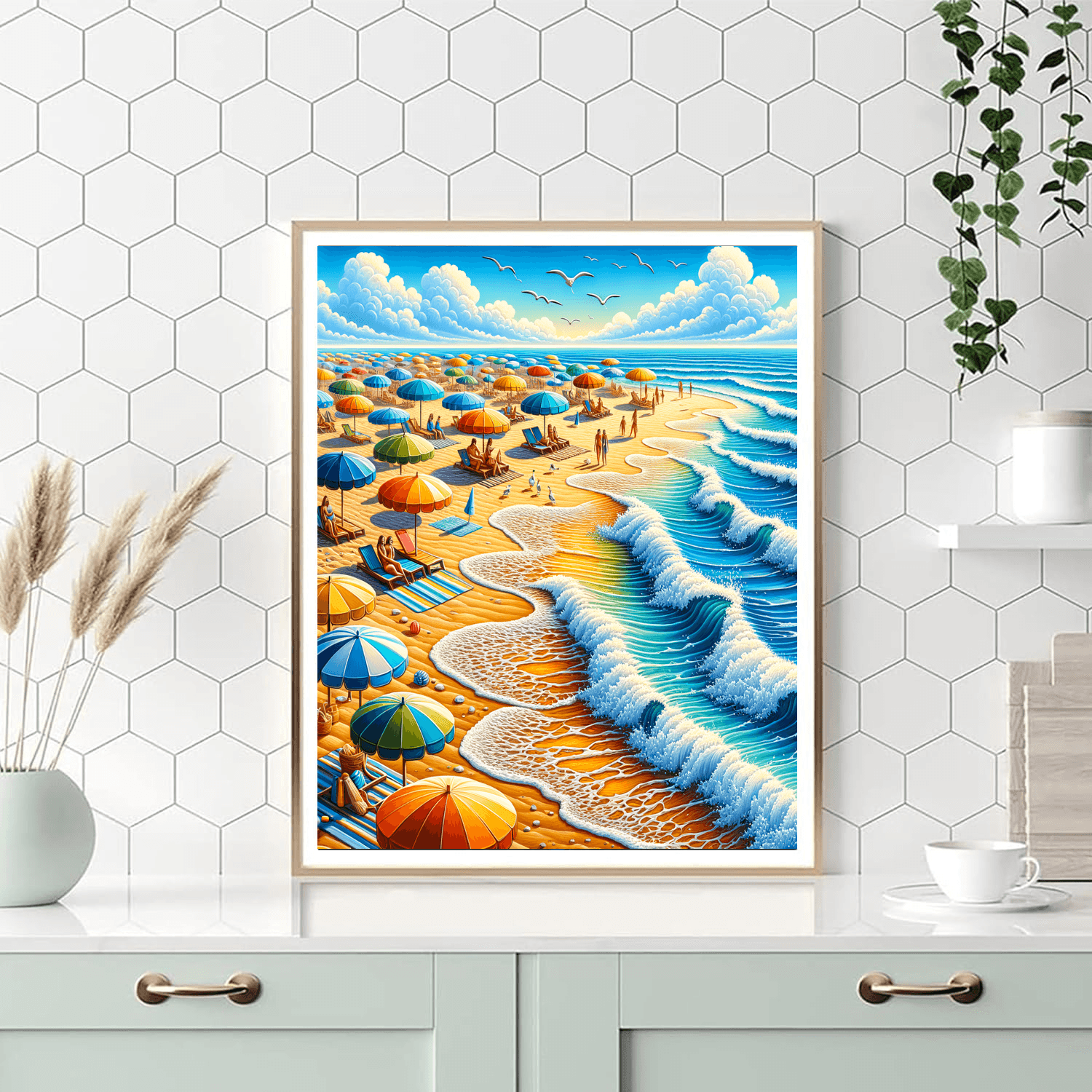 Coastal Charm Painting By Numbers Kit