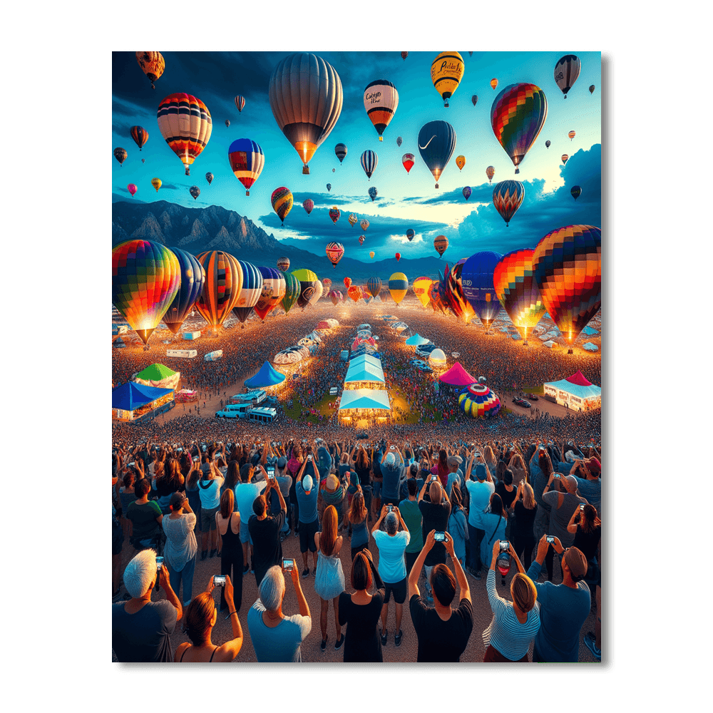 International Balloon Fiesta - Usa Paint By Numbers Art