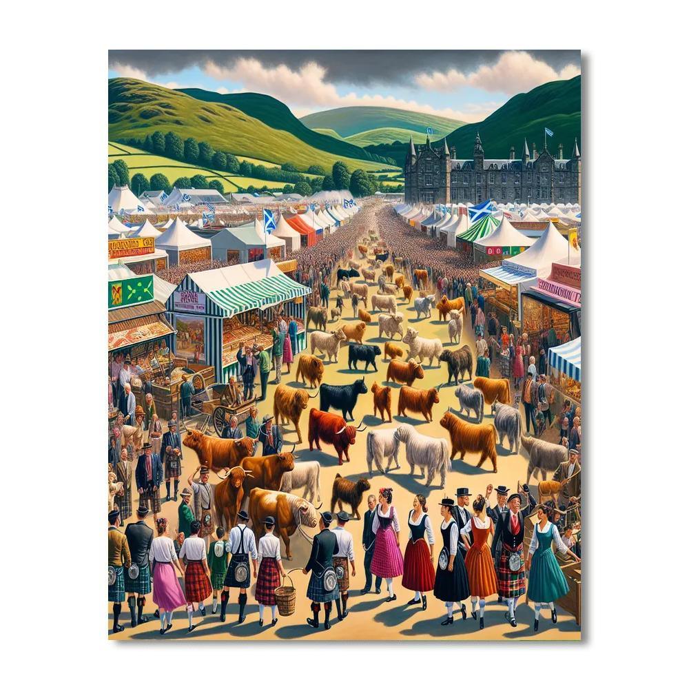 Royal Highland Show Painting By Numbers Kit