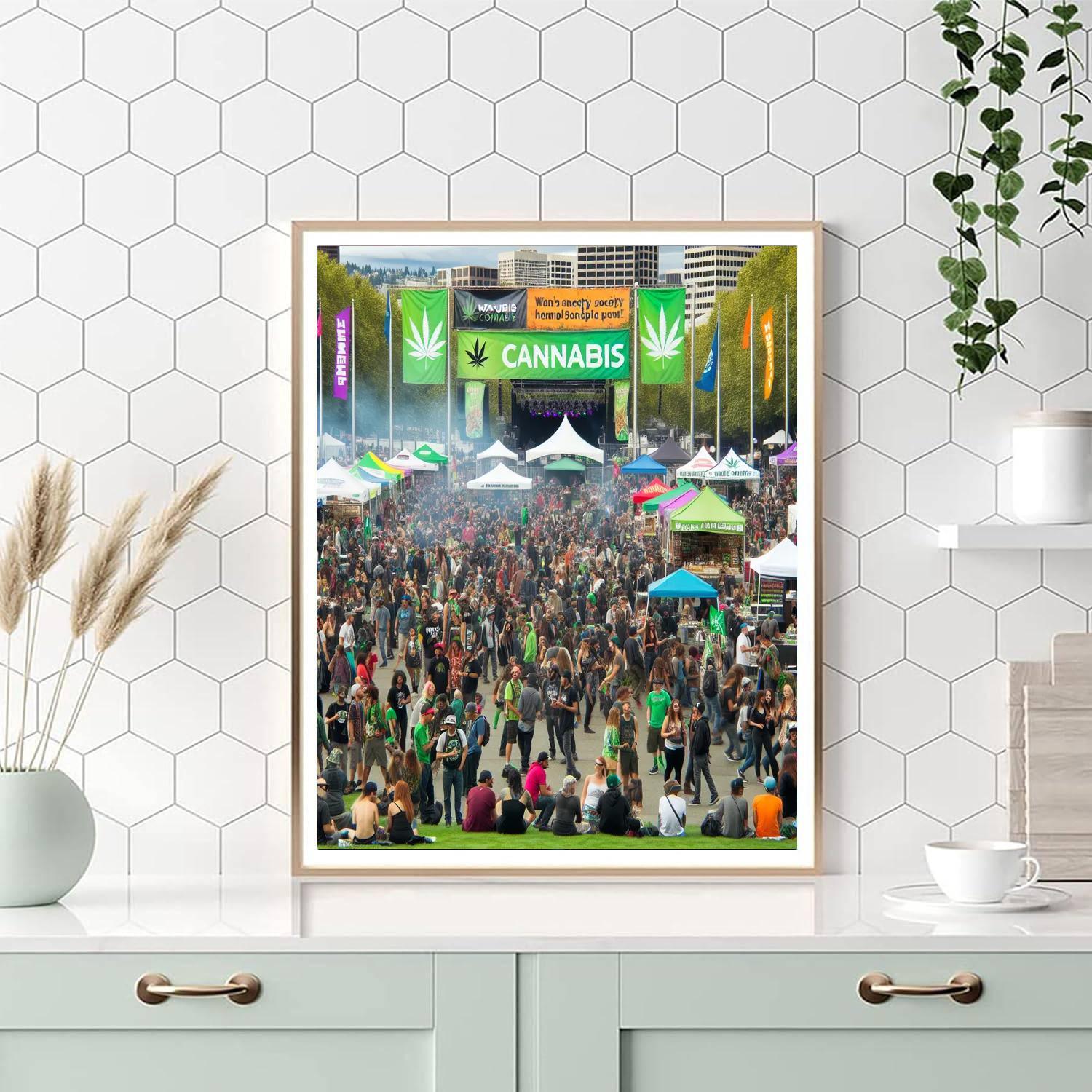 Hempfest Paint By Numbers Art