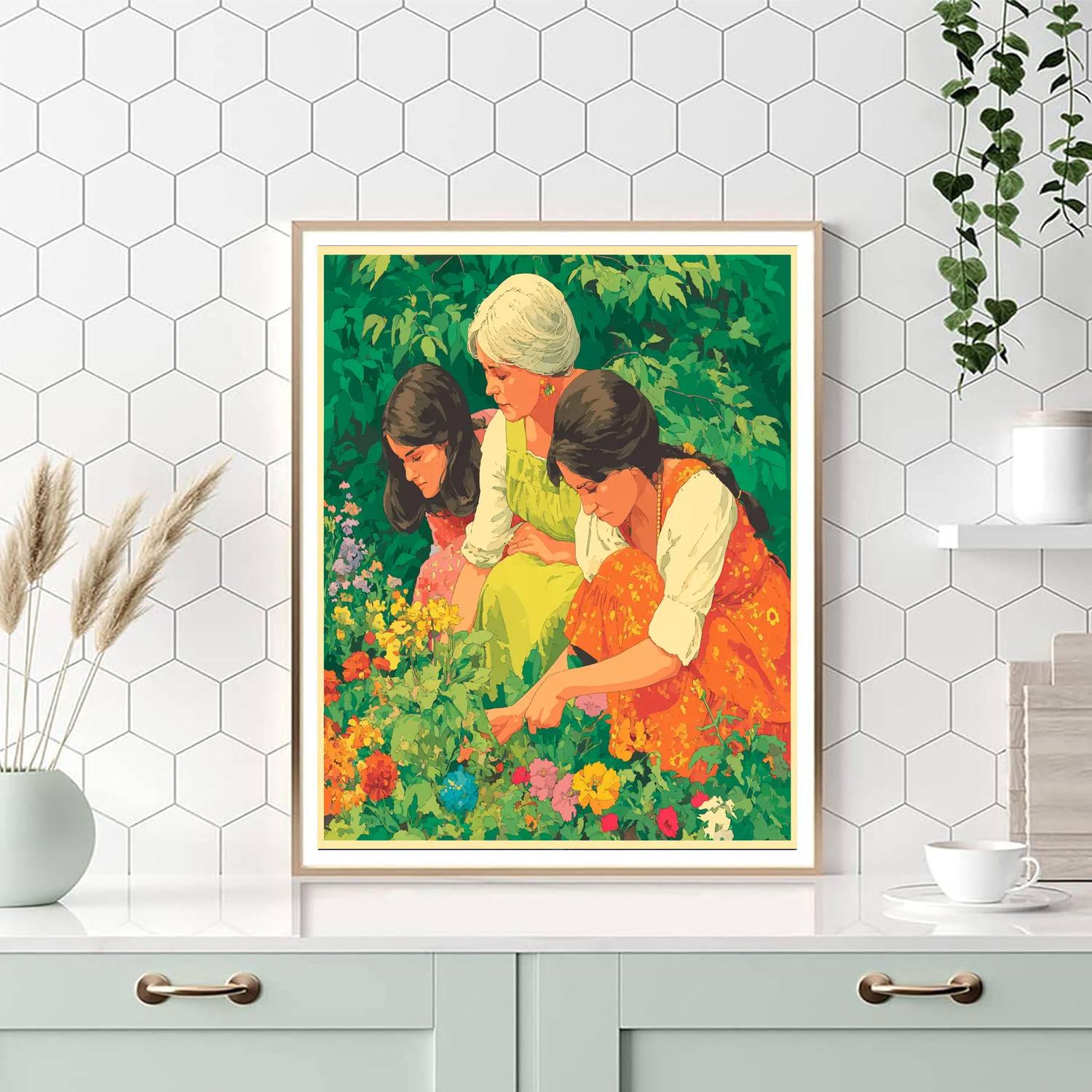 Generational Garden Paint By Number