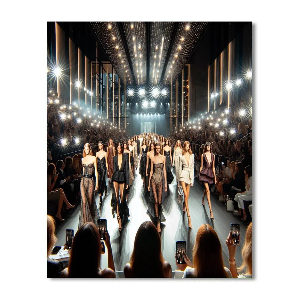 New York Fashion Week Number Painting