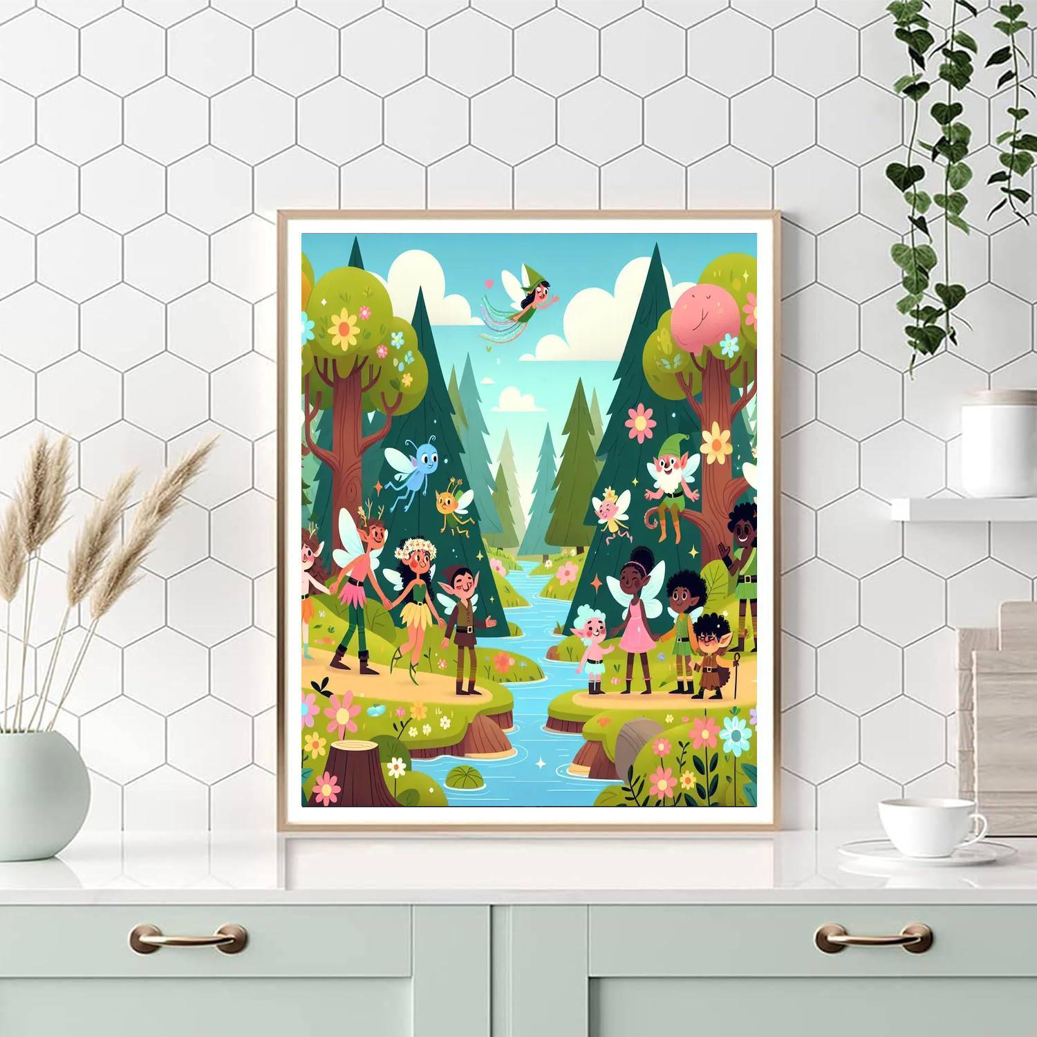 Adventure In The Fairytale Forest Paint By Number