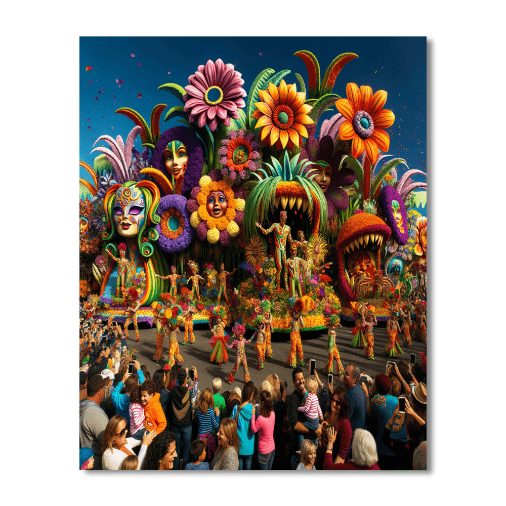 Carnival Of Flowers Painting By Numbers Kit