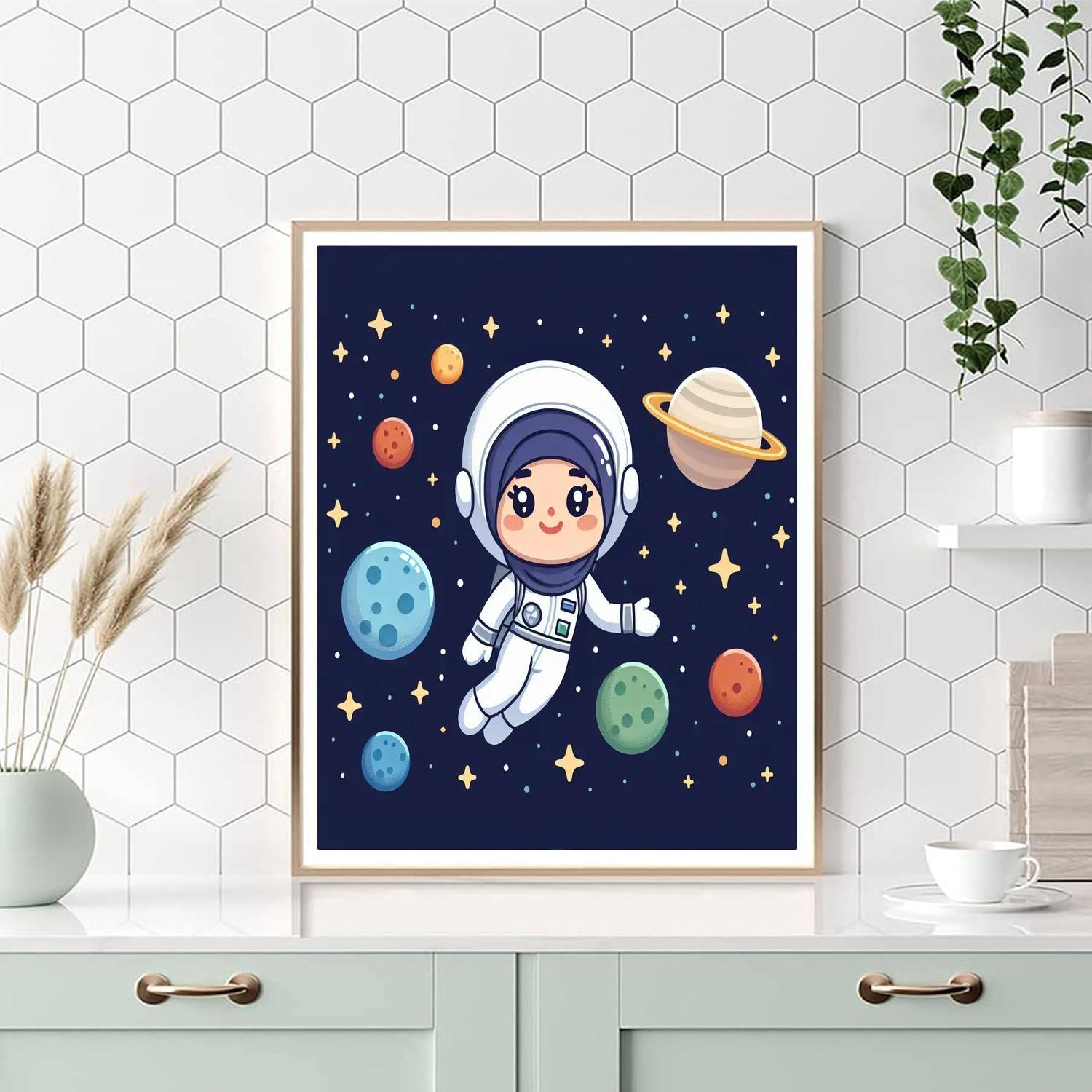 Cosmic Space Explorer Numbered Painting Kits