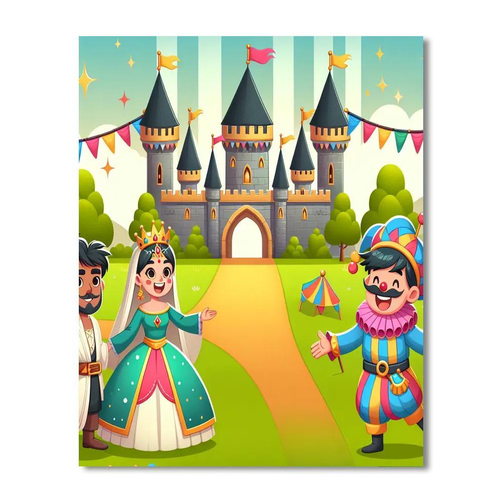 Fairytale Castle Festival Paint By Numbers