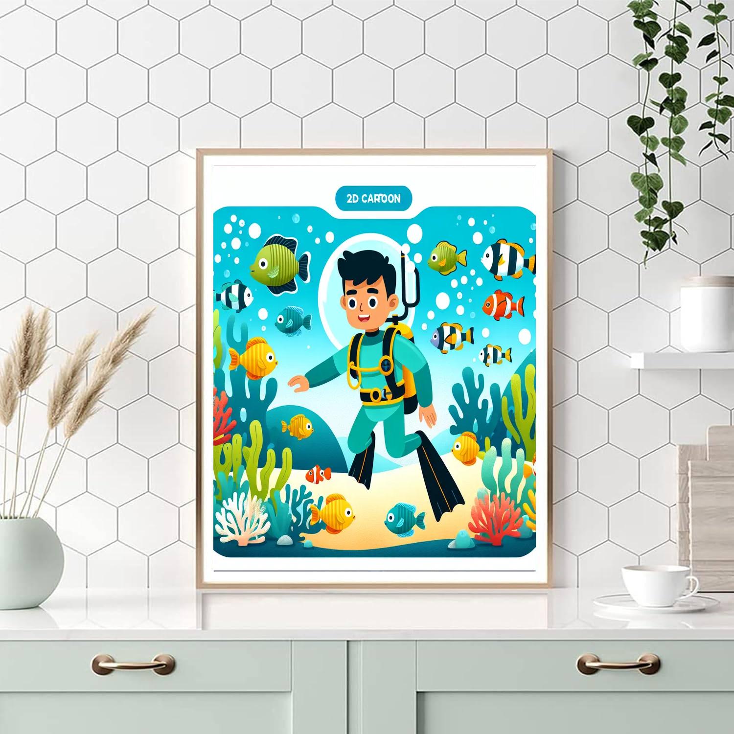 Underwater Discovery Adventure Paint By Numbers Kits