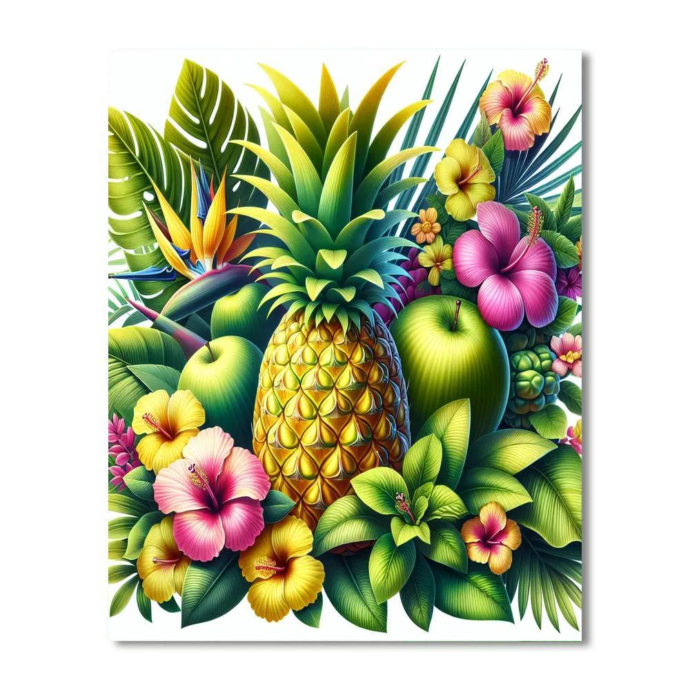 Pineapple Paradise Paint By Numbers Kits