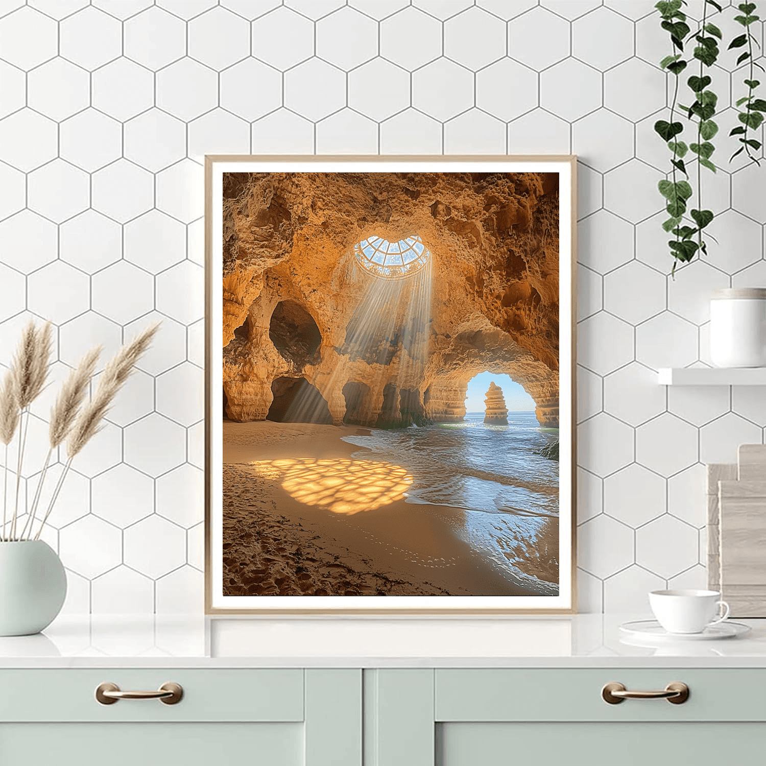 Benagil Sea Cave - Portugal Number Painting