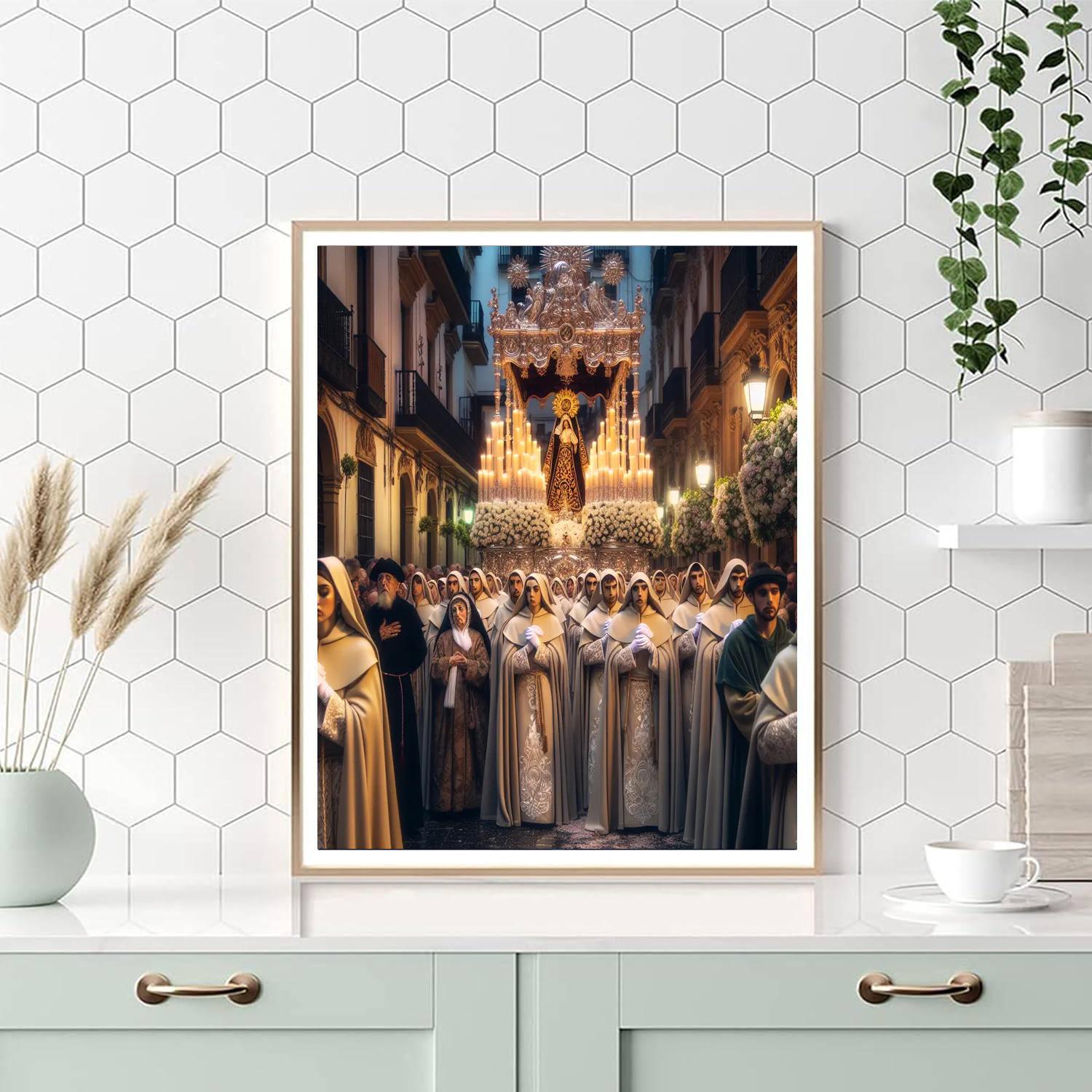 Seville Holy Week Paint By Numbers Art