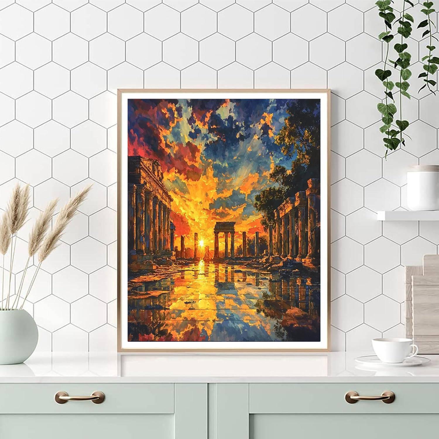 J.M.W. Turner Inspired Timeless Twilight  Paint By Number