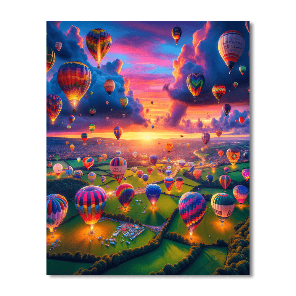 Bristol International Balloon Fiesta - Bristol Numbered Painting Kits