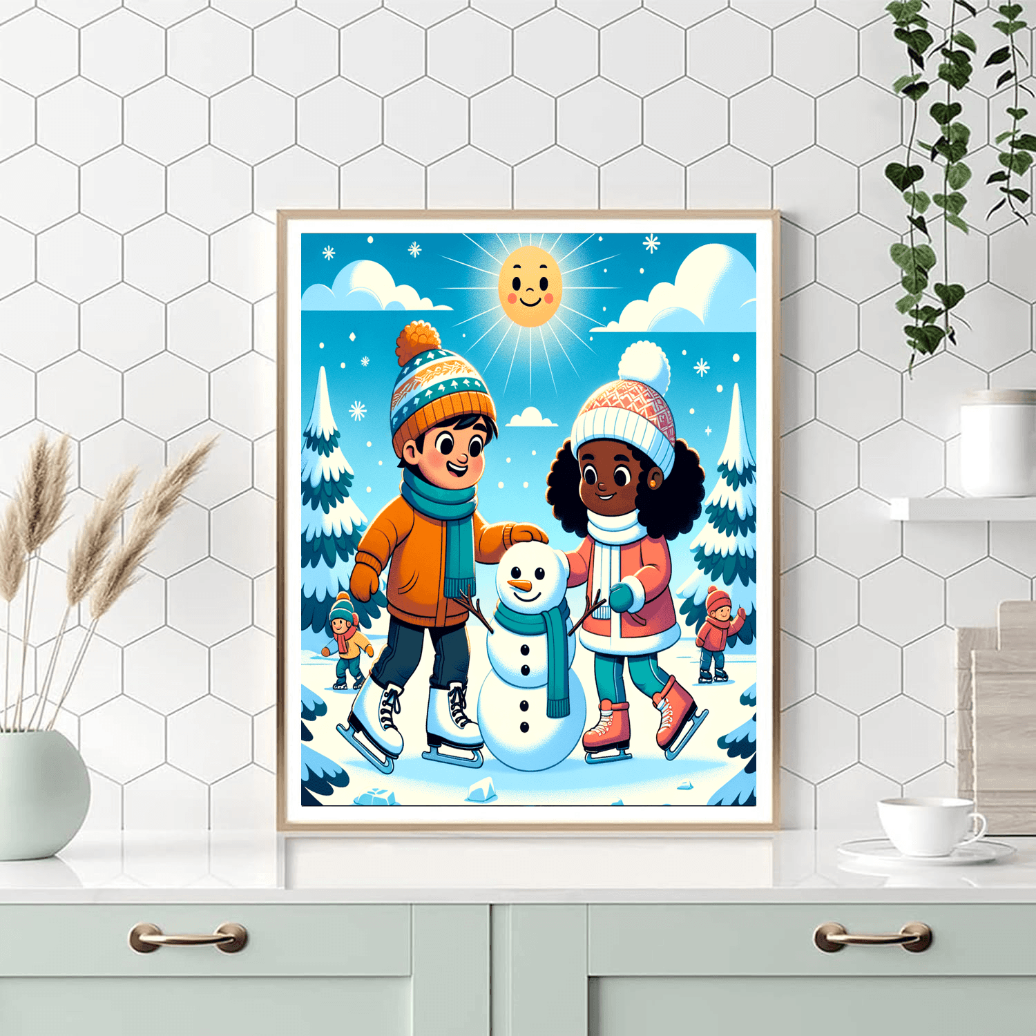 Adventurous Winter Wonderland Numbered Painting Kits