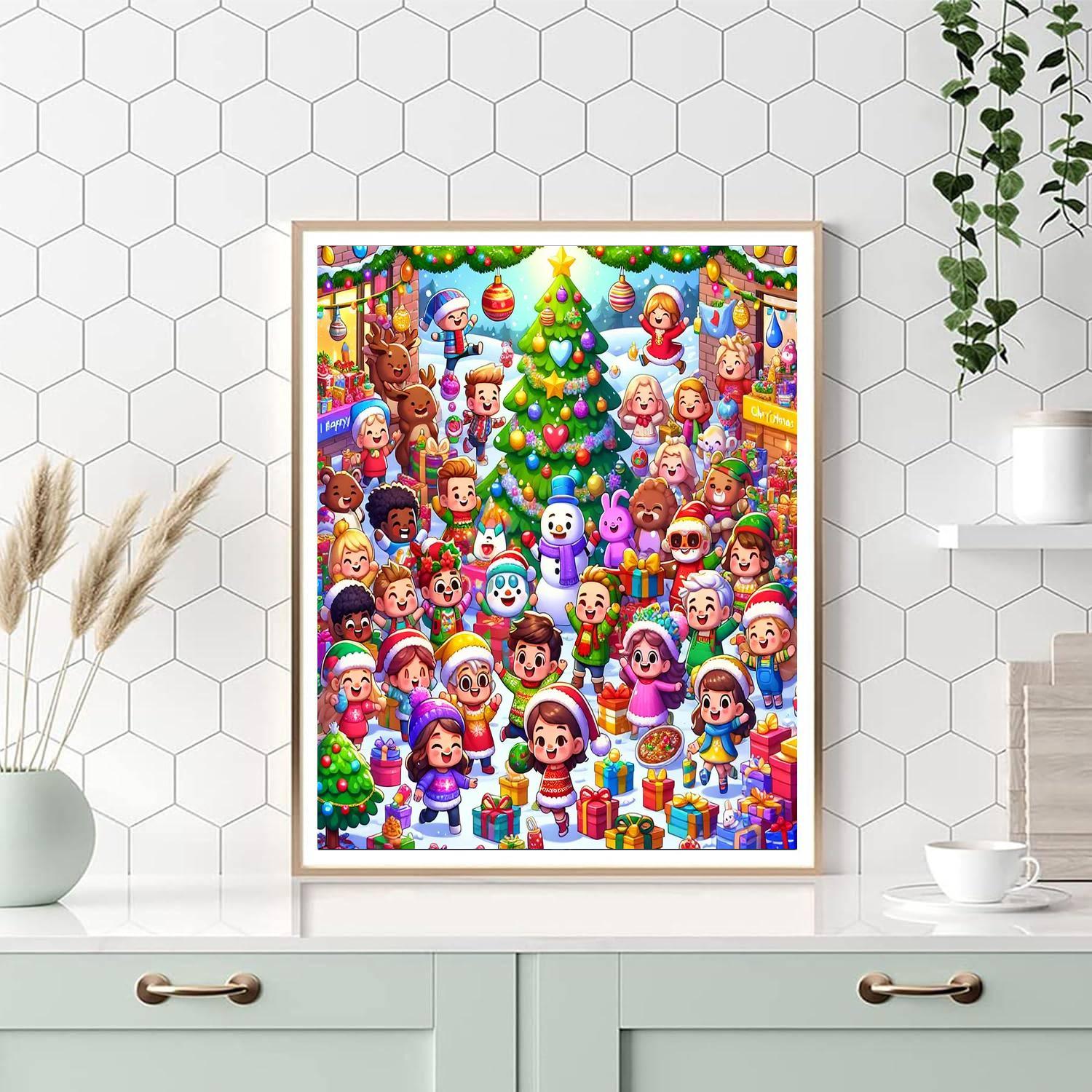 Charming Christmas Countdown Paint By Numbers Kits