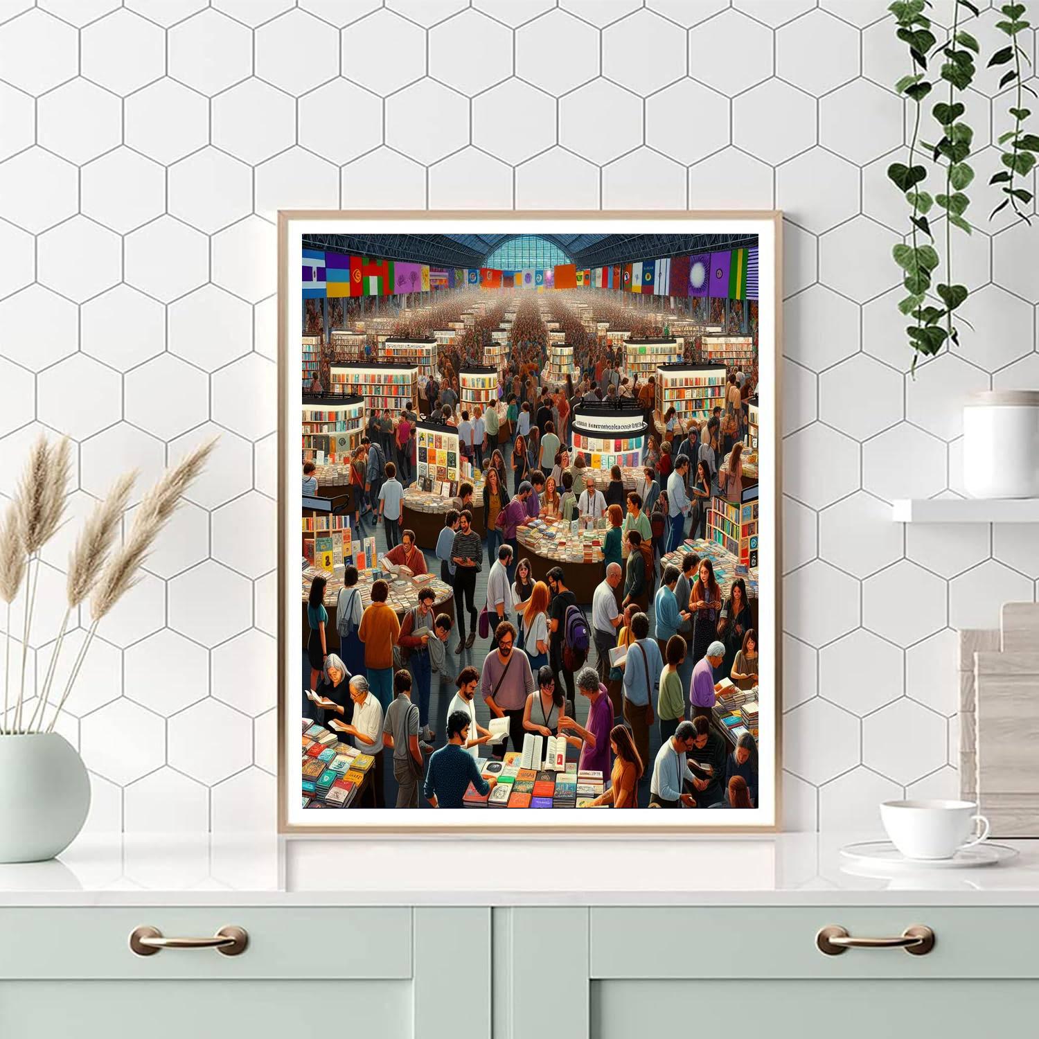 Feria Internacional Del Libro - Argentina Painting By Numbers Kit