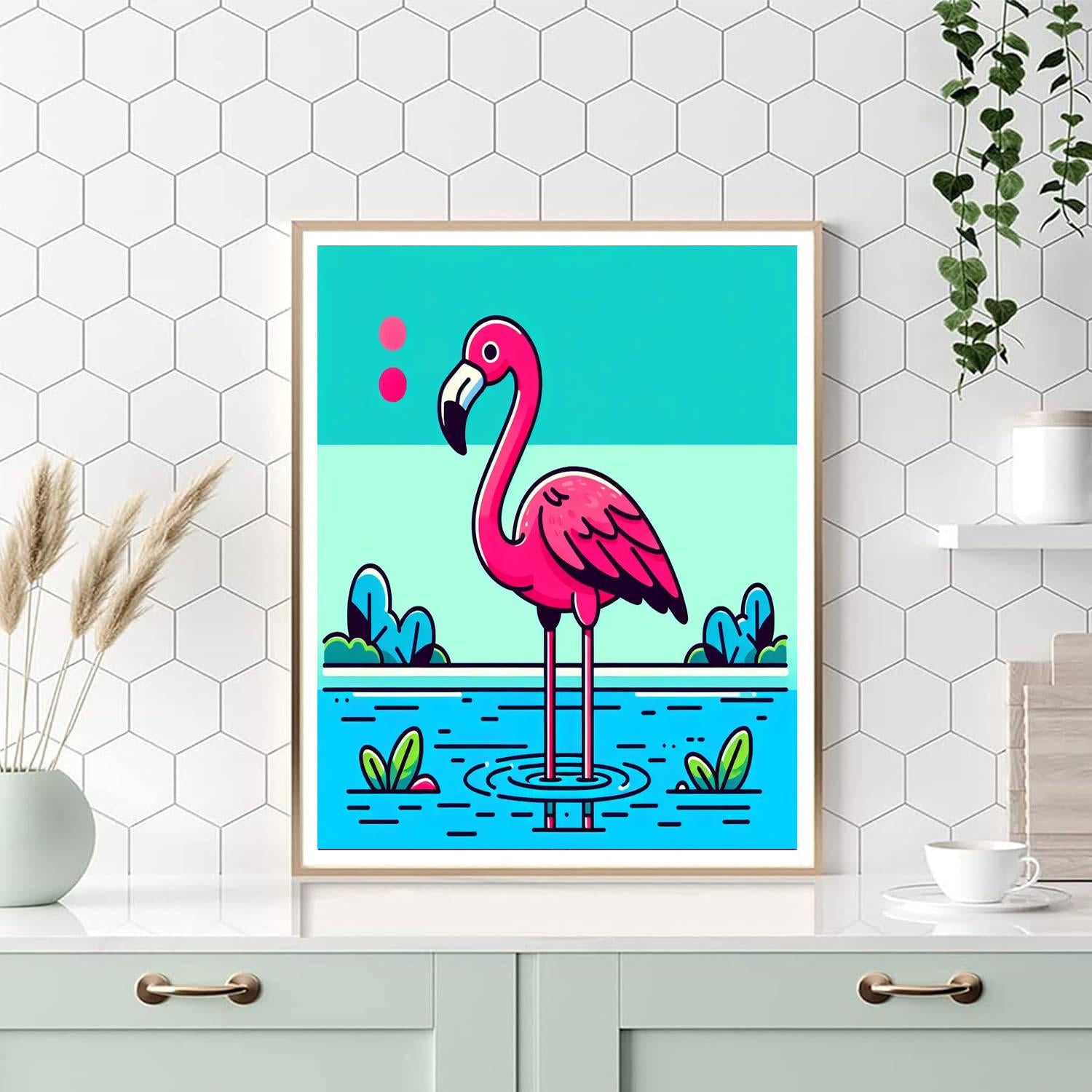 Flamboyant Flamingo Paint By Number