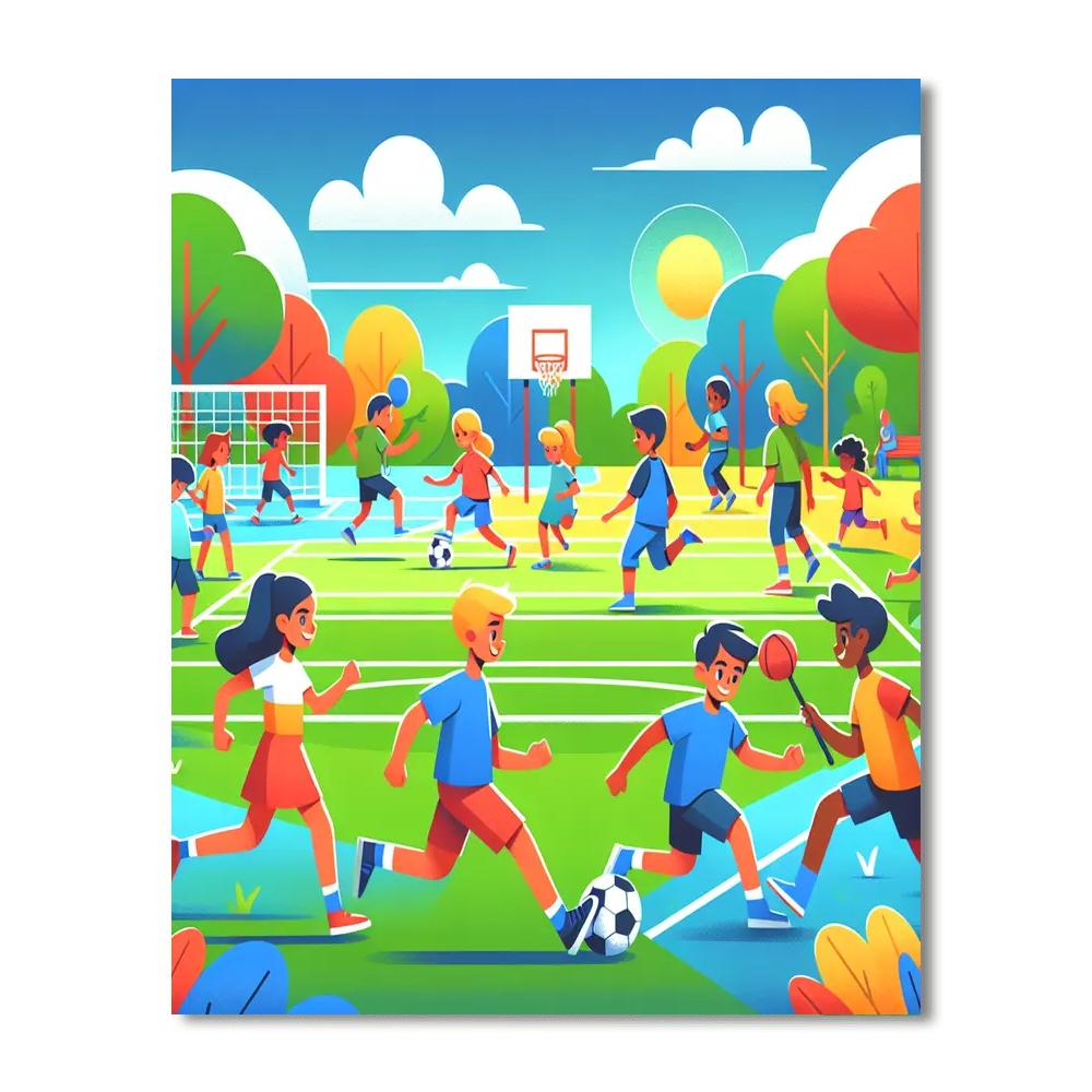 Sports Fun Fest Paint By Numbers Kits