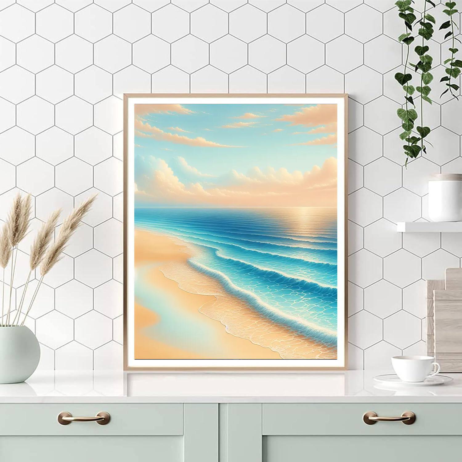 Whispering Ocean Tide Numbered Painting Kits