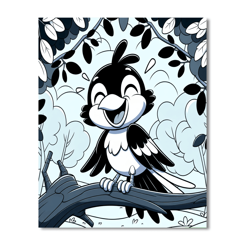 Merry Magpie Painting By Numbers Kit