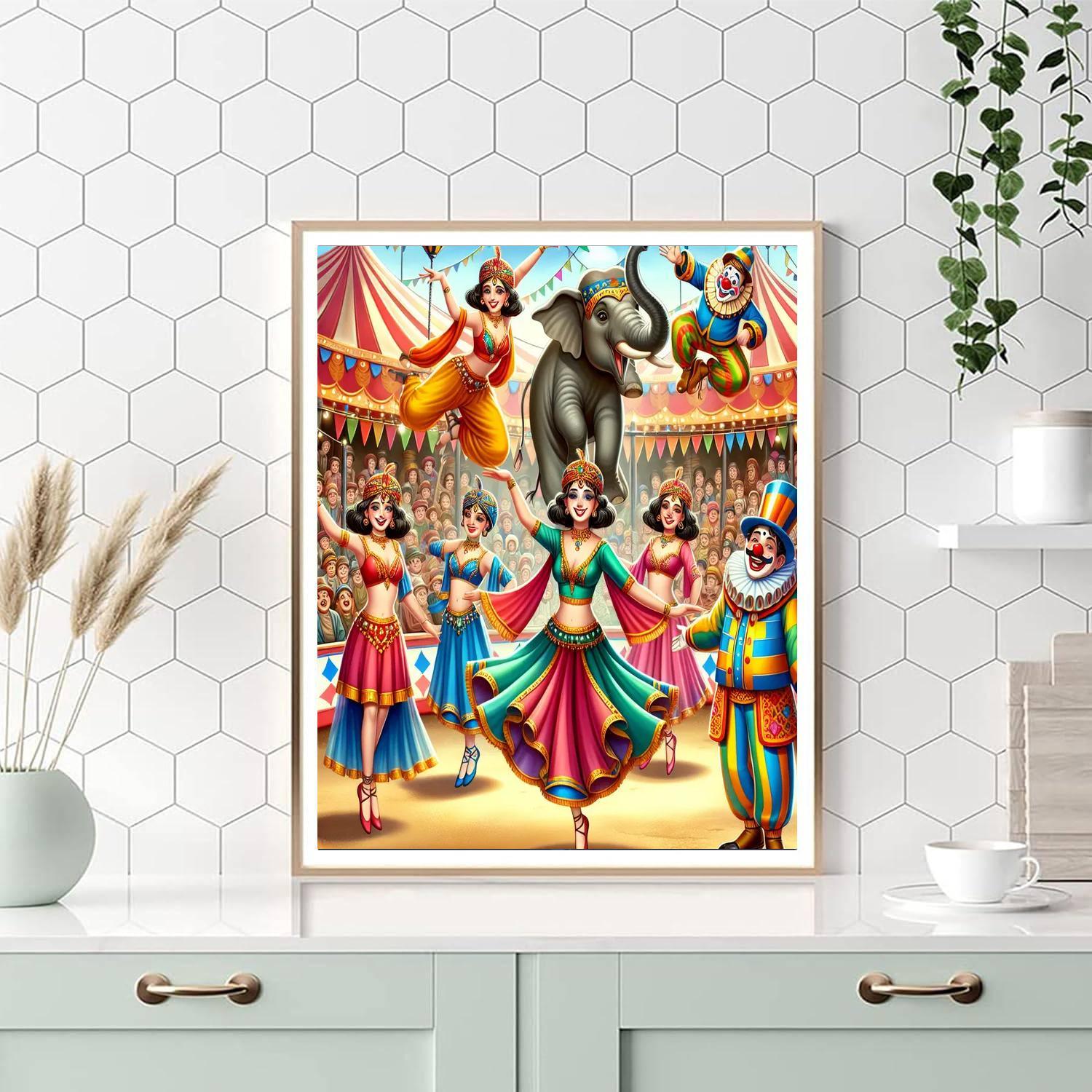 Circus Wonders Show Paint By Numbers Kits