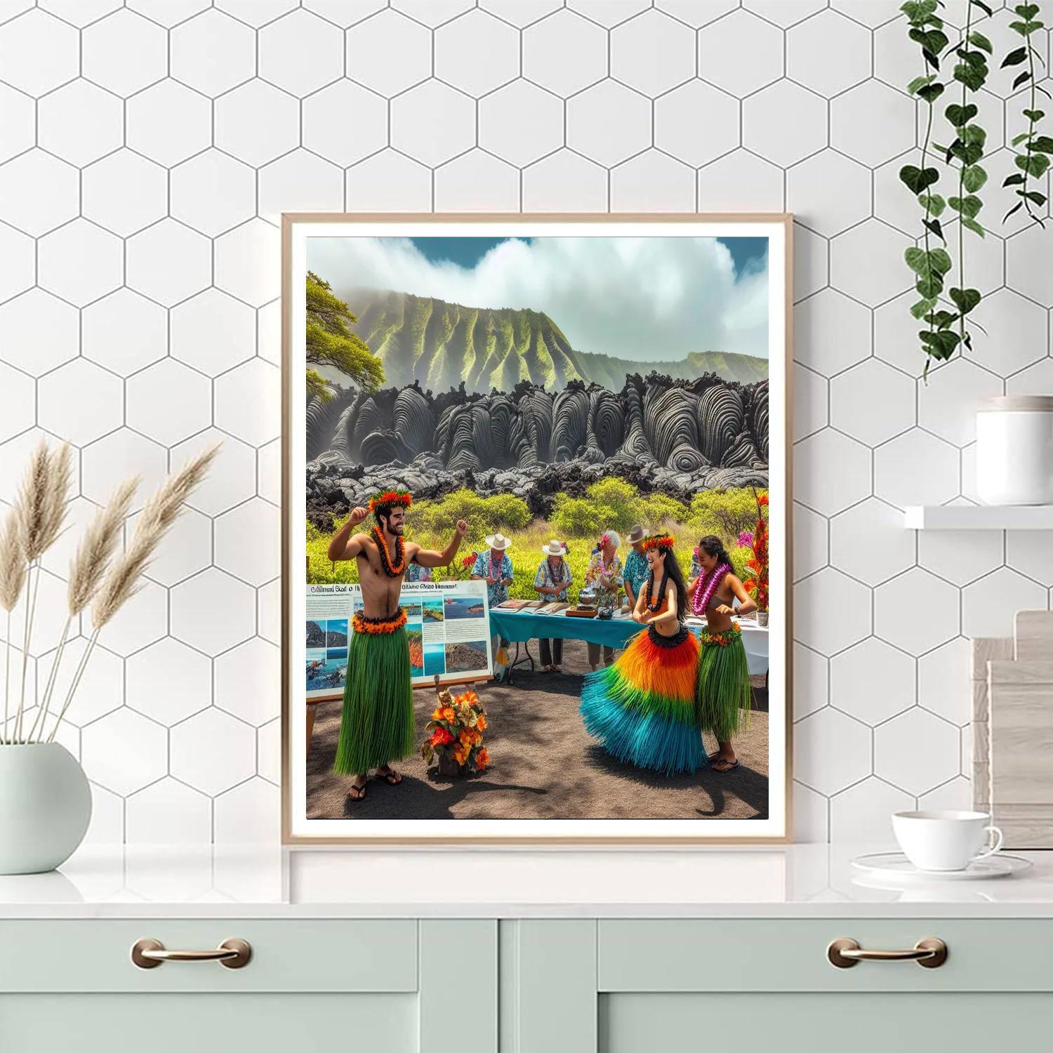 Pahoa Lava Tree State Monument Festival Paint By Numbers