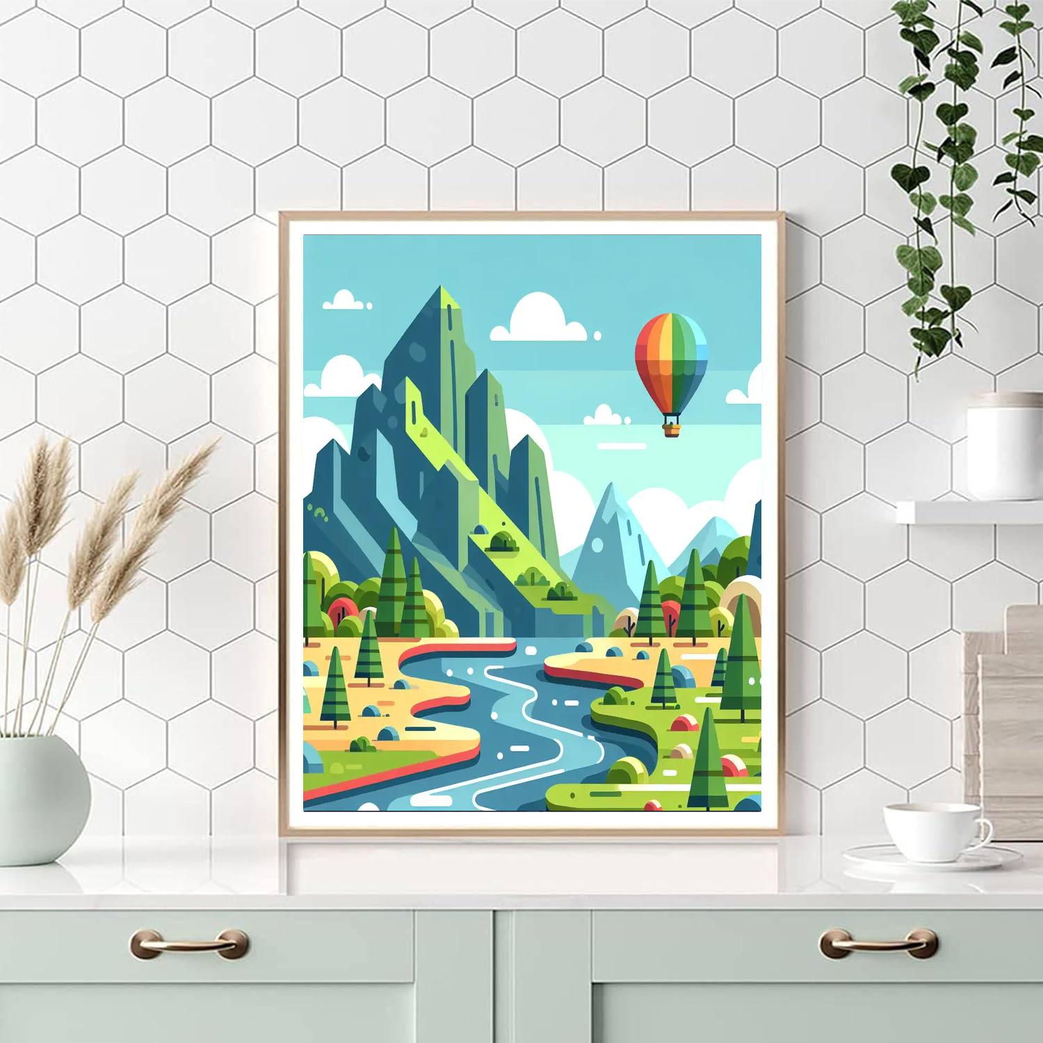 Adventure Land Paint By Numbers Art