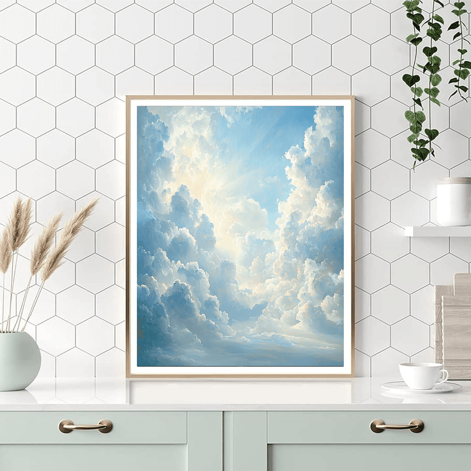 John Constable Inspired Harmonious Skies  Painting By Numbers Kit