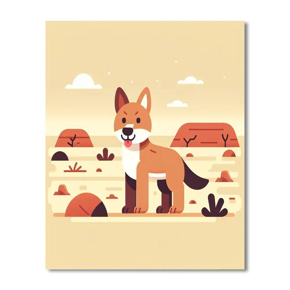 Dynamic Dingo Numbered Painting Kits