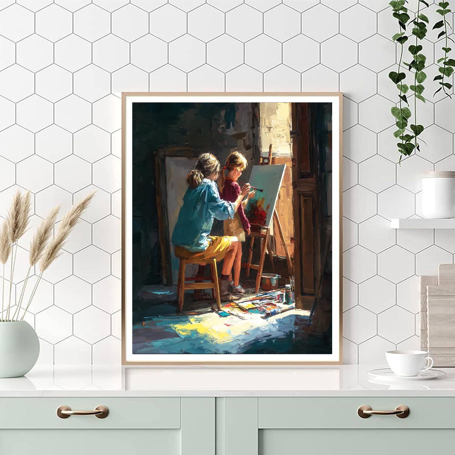 An Artistic Afternoon Paint By Numbers Art