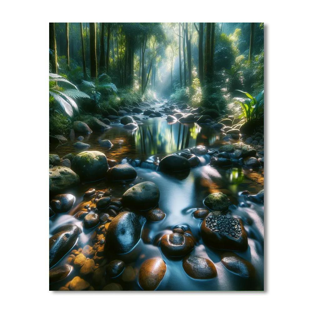 Glistening Brook Escape Paint By Numbers Kits