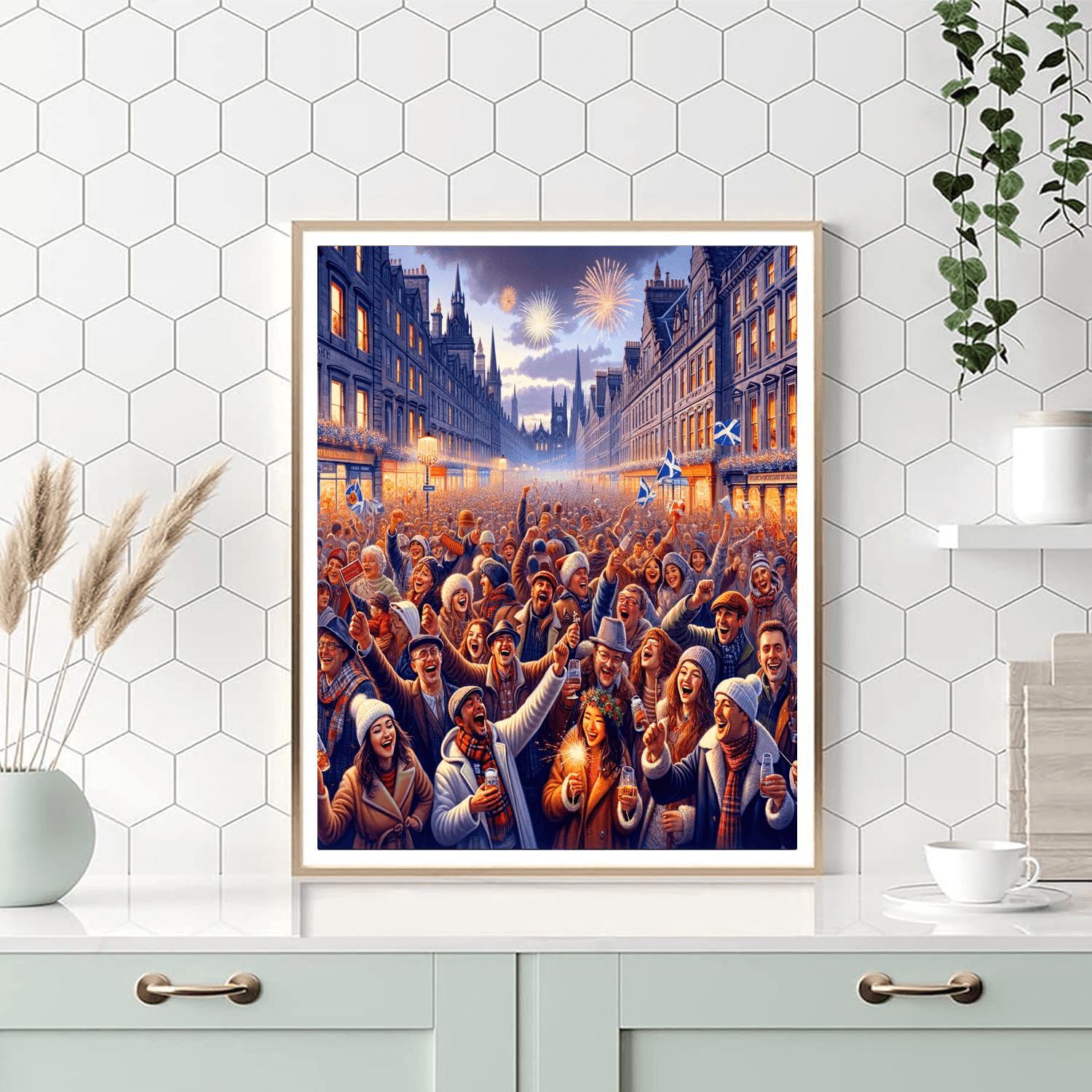 Hogmanay Festival Paint By Number