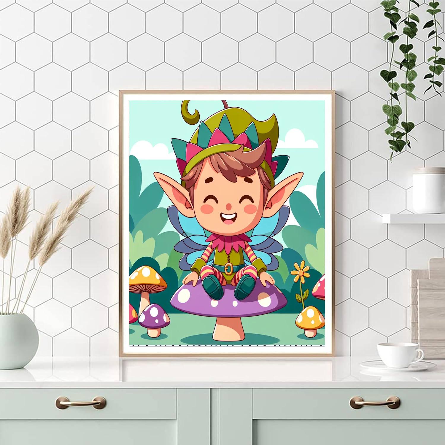Magical Elf Painting By Numbers Kit