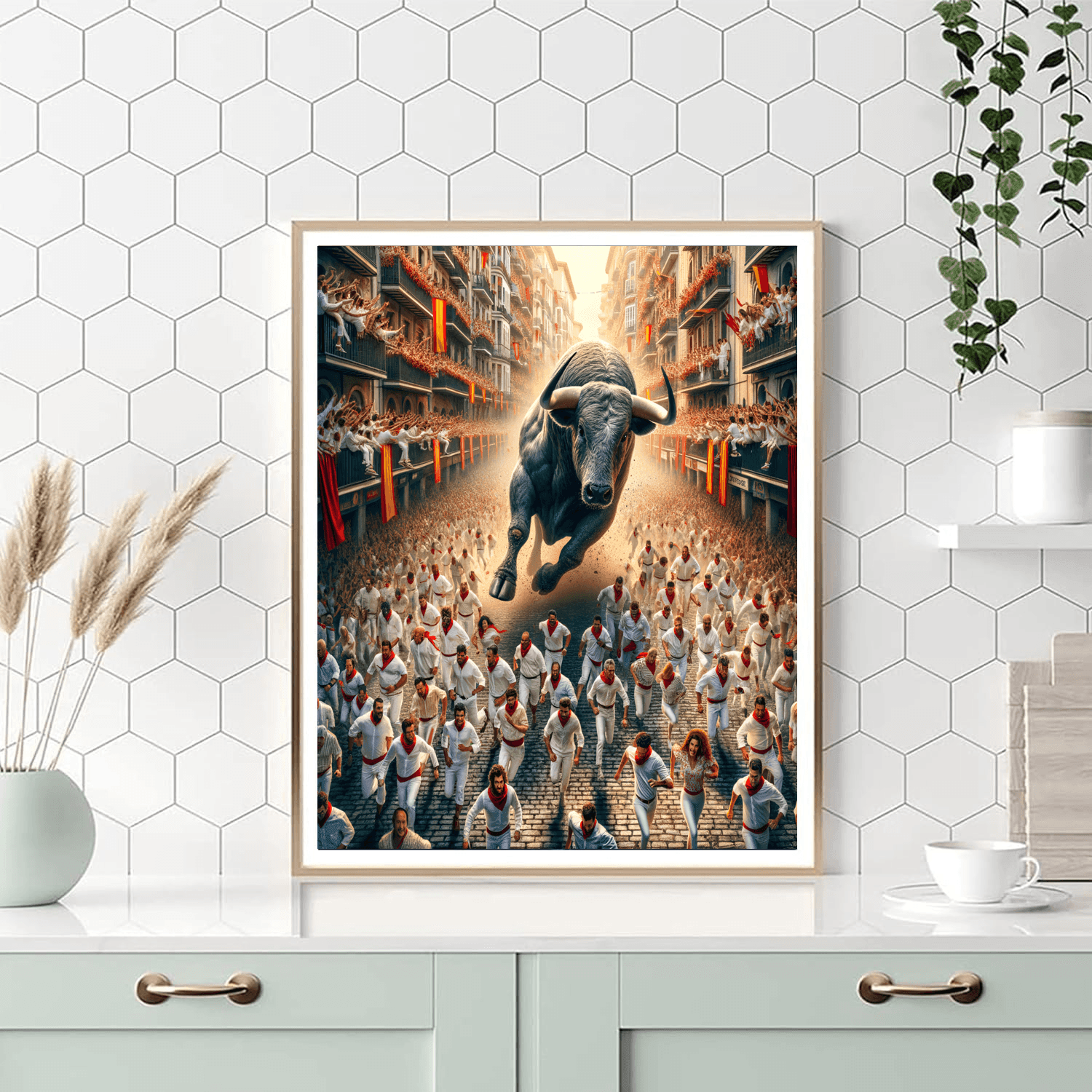 San Fermín - Pamplona Number Painting