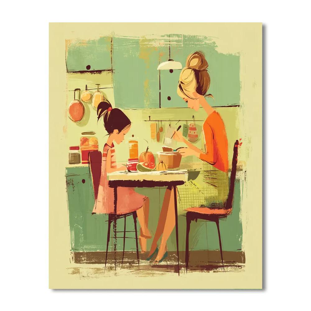 The Gift Of Nurturing DIY Paint By Numbers