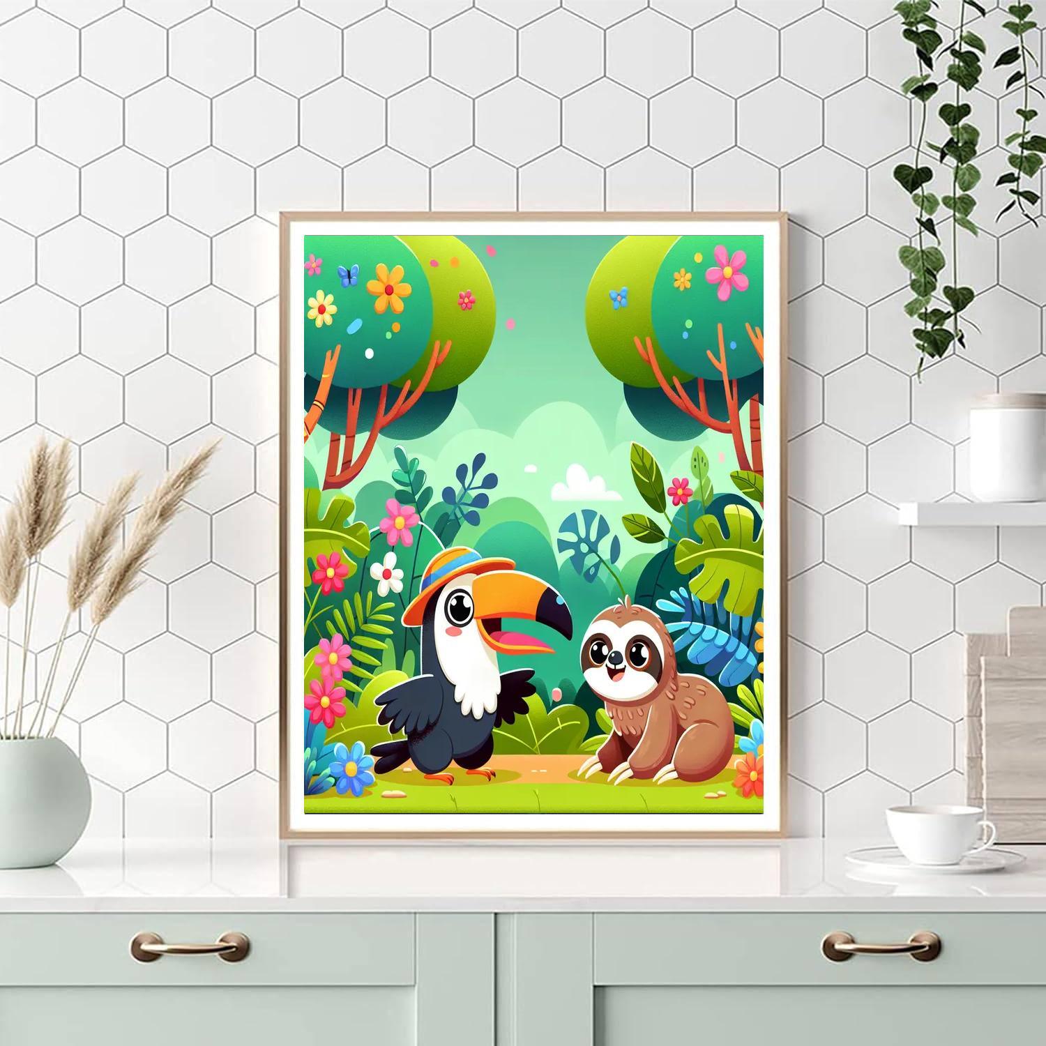 Wonders Of The Rainforest Paint By Numbers Kits