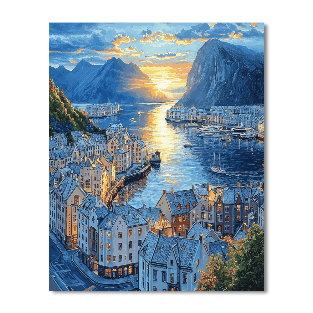 Alesund Paint By Numbers Art
