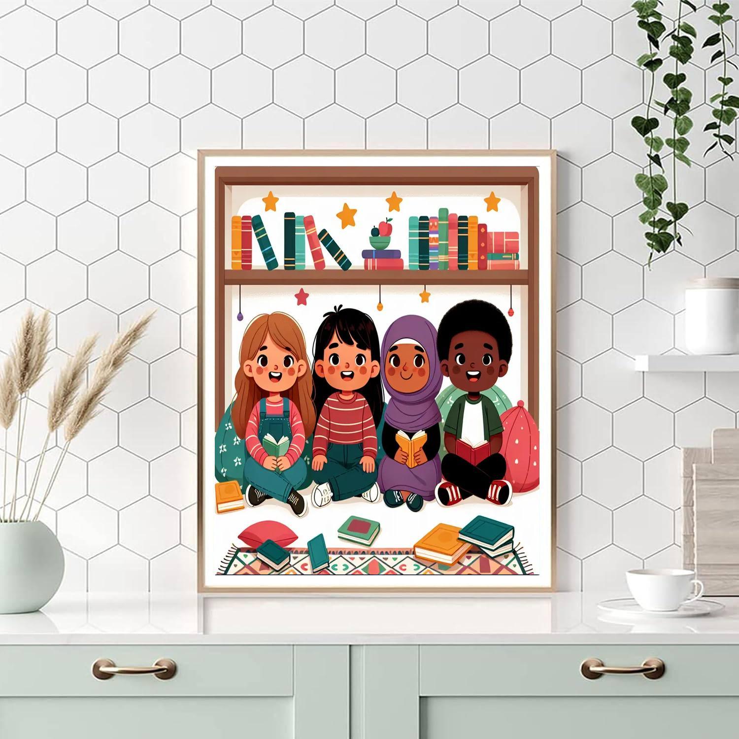 Cozy Storybook Corner Paint By Numbers Kits