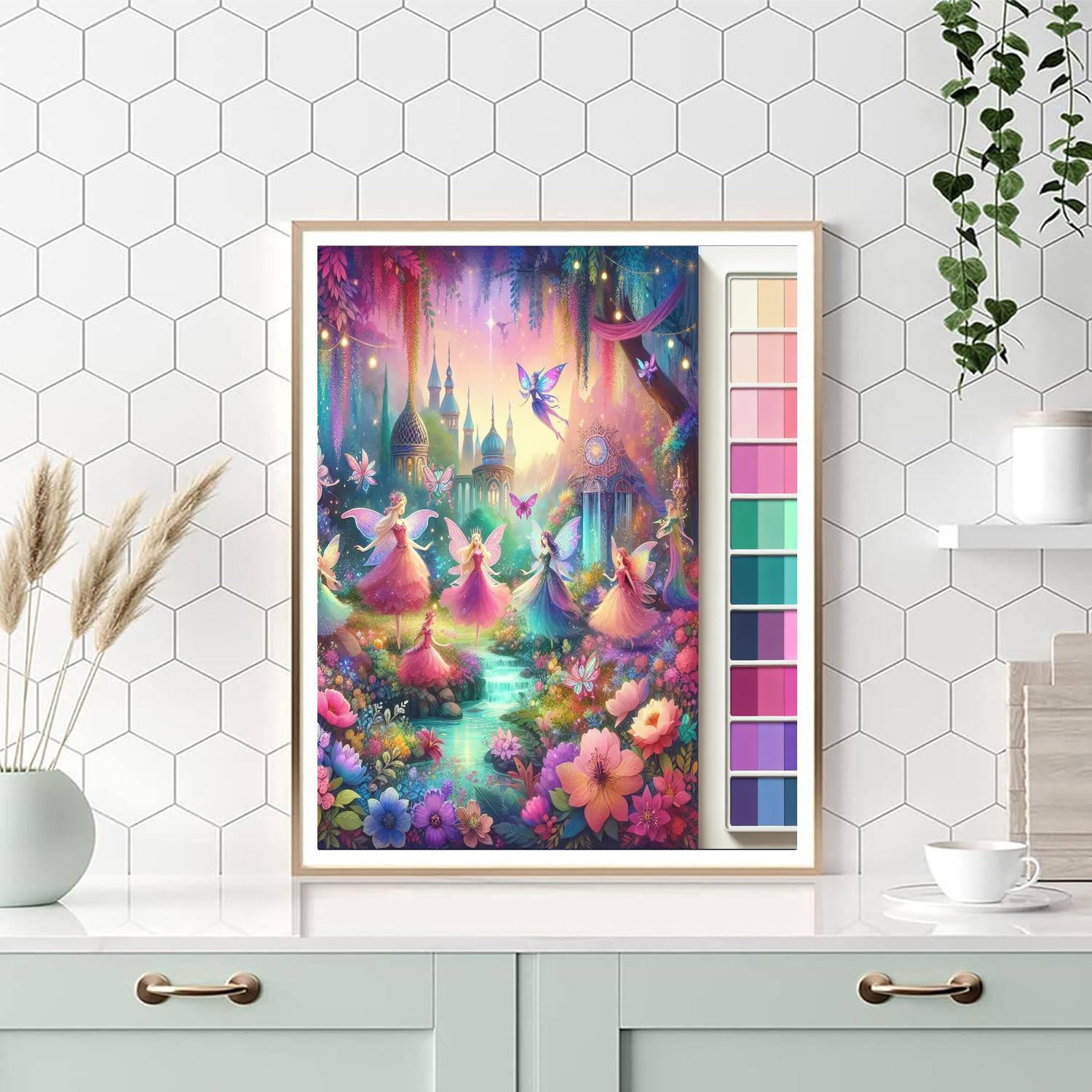 Fantasy Fairy Kingdom Paint By Color