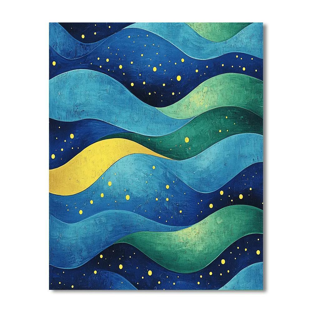 Joan Miro Inspired Mystical Ocean  Paint By Number