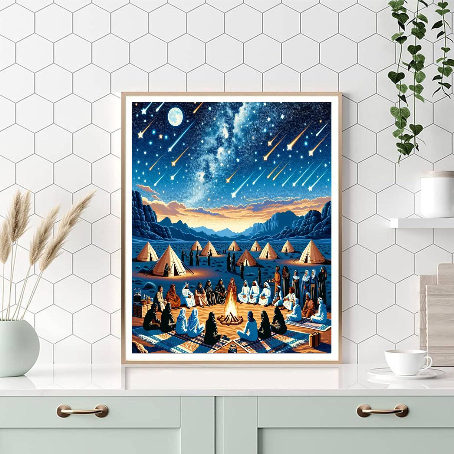 Perseid Meteor Shower Viewing - Jordan Painting By Numbers Kit