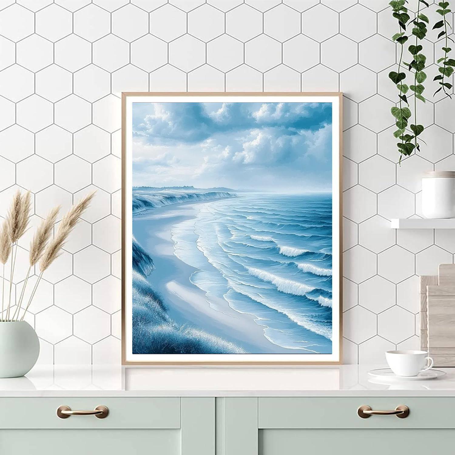 J.M.W. Turner Inspired Dreamy Oceanscape  Paint By Numbers