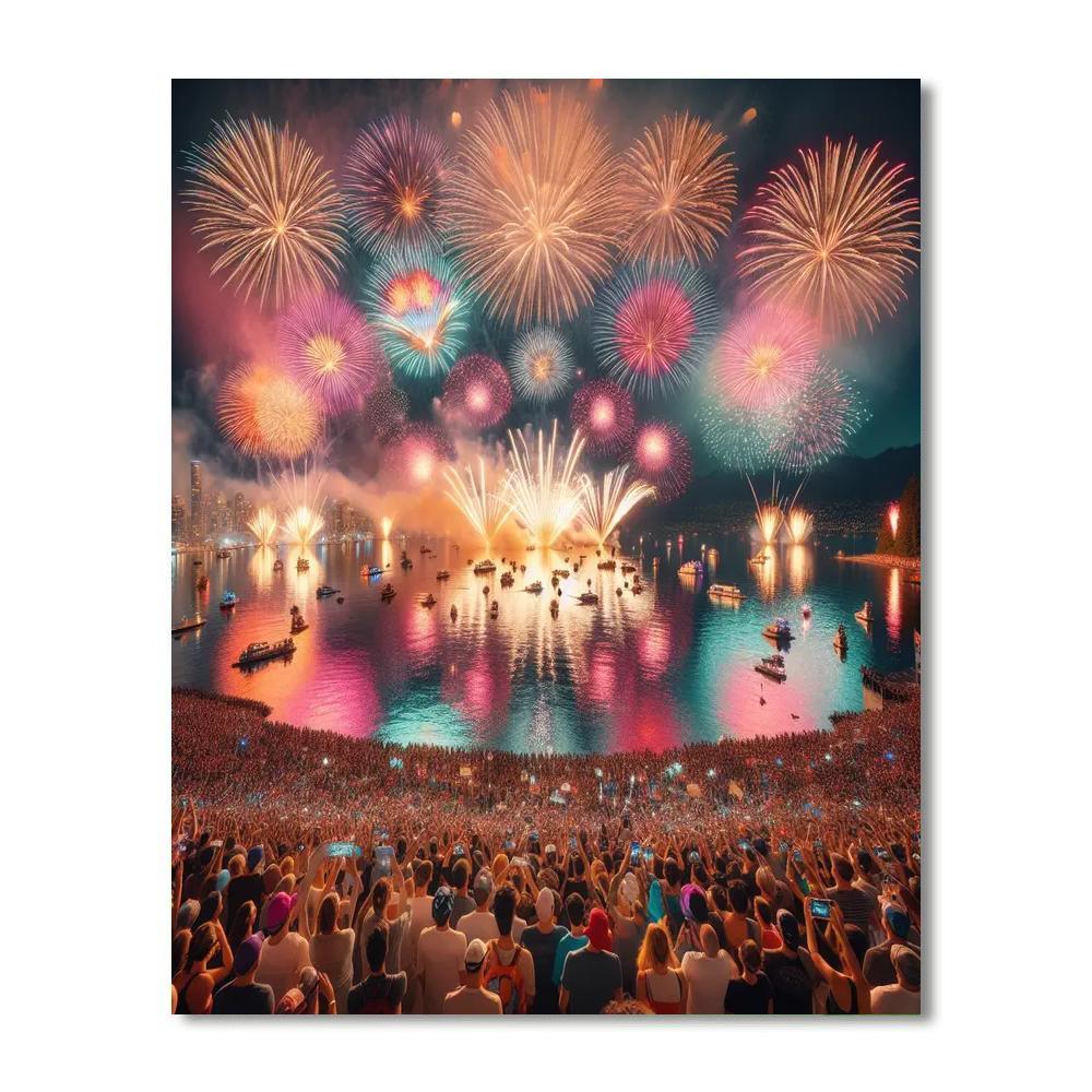 Celebration Of Light - Vancouver DIY Paint By Numbers