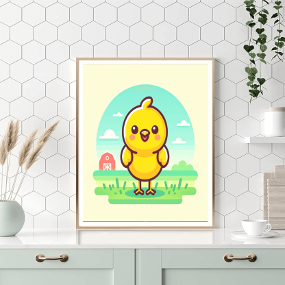 Chirpy Chick Paint By Color