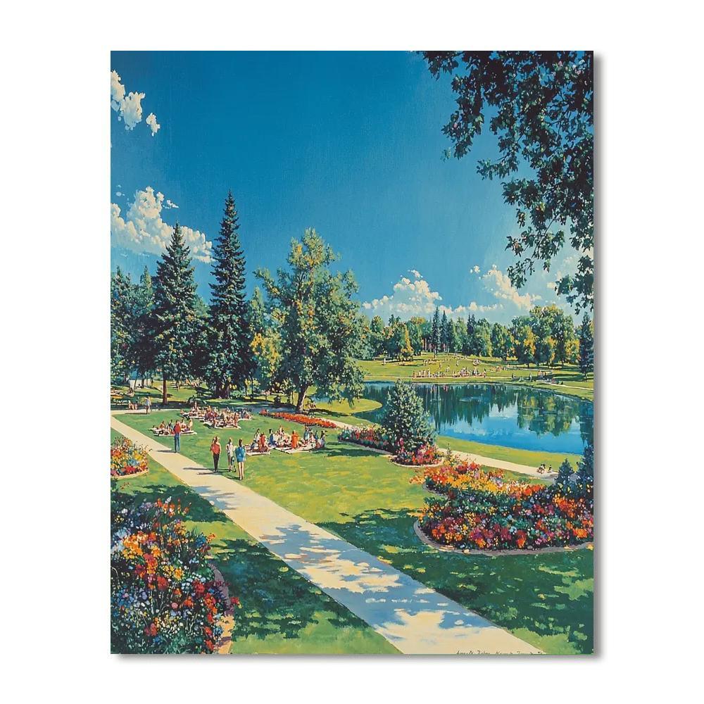 Eisenhower Park - New York Paint By Number